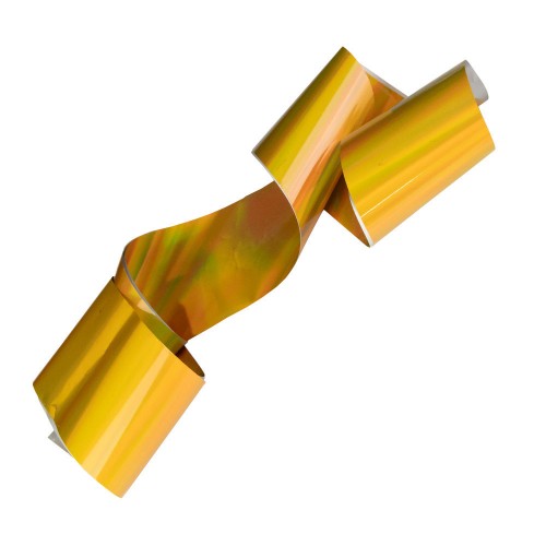 Veidrodinio efekto atspaudžiama folija nagų dizainui "Gold"